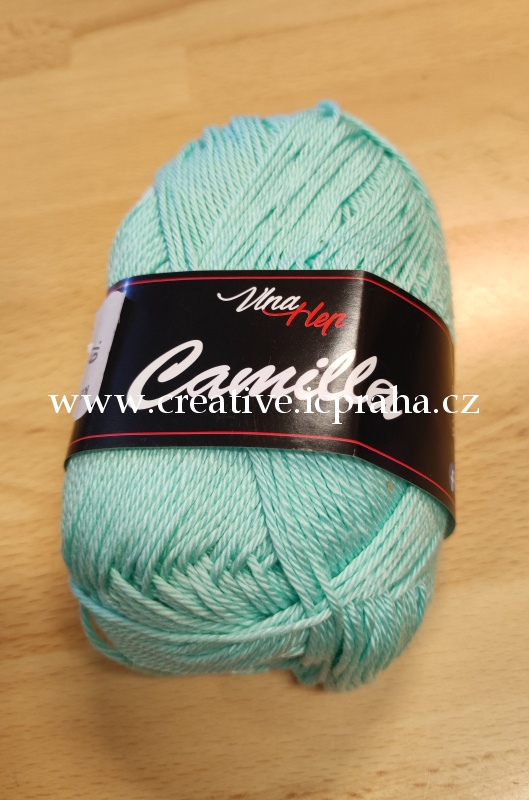 Camilla 100%bavlna cca 125m/50g - zelená mint